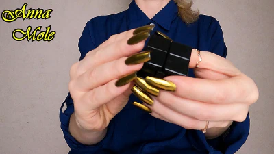 Hands Fetish Golden Manicure